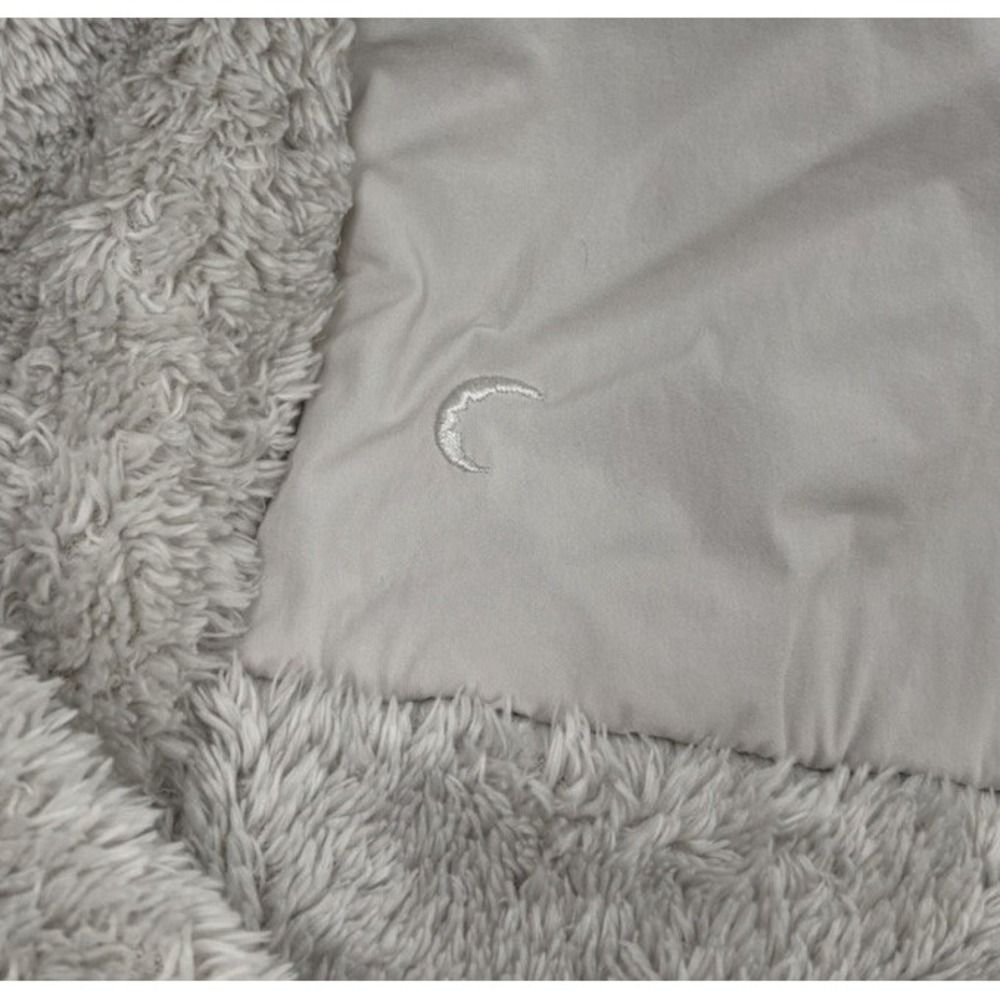 NWT Zyia Active Women's M Polyester Gray Storm Sherpa Block Zipper Jacket - Picture 9 of 9